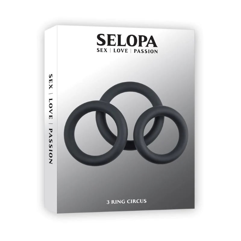 Selopa 3 RING CIRCUS - - Cock Rings