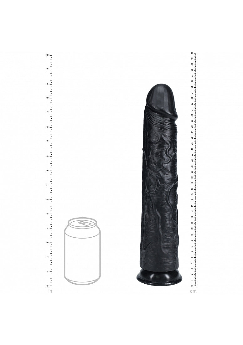Realrock Extra Large No Balls Realistic Skin Dong 35.5cm - - Realistic Dildos