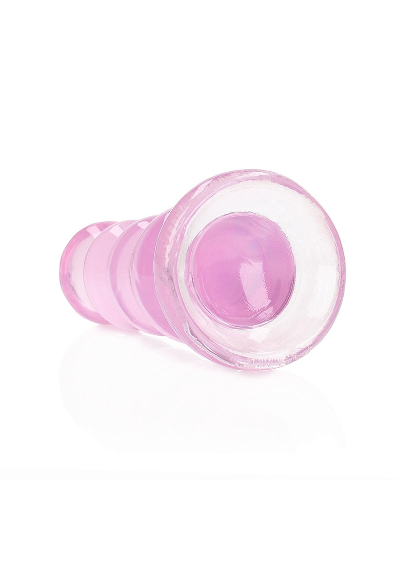 Realrock Crystal Clear 5.5 Inch Curvy Dildo/Plug - - Anal Dildos