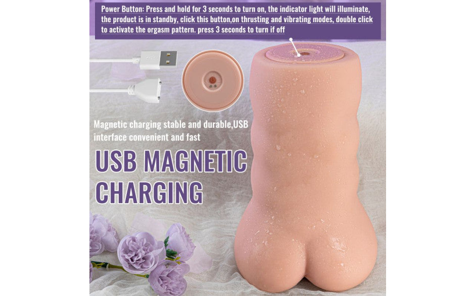 Xise Sora App Control Vibrating Realistic Vaginal Masturbator - Masturbators and Strokers