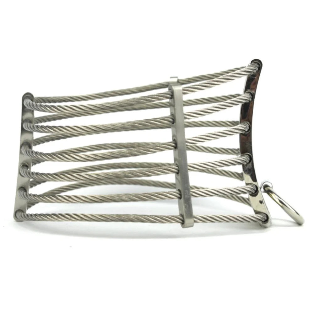 Steel Wire Bondage Play Neck Collars - - Steel Sex Toys