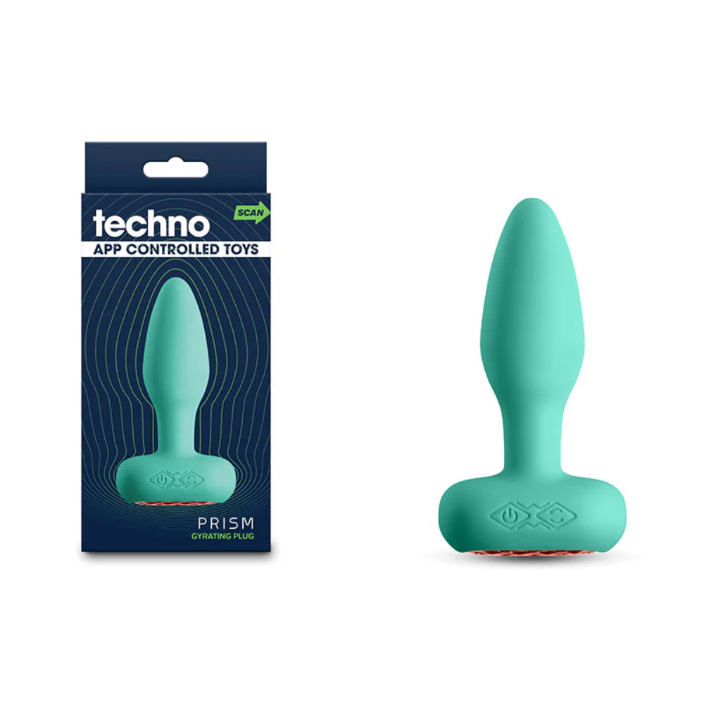 Techno Prism Butt Plug with App Control - - Anal Vibrators
