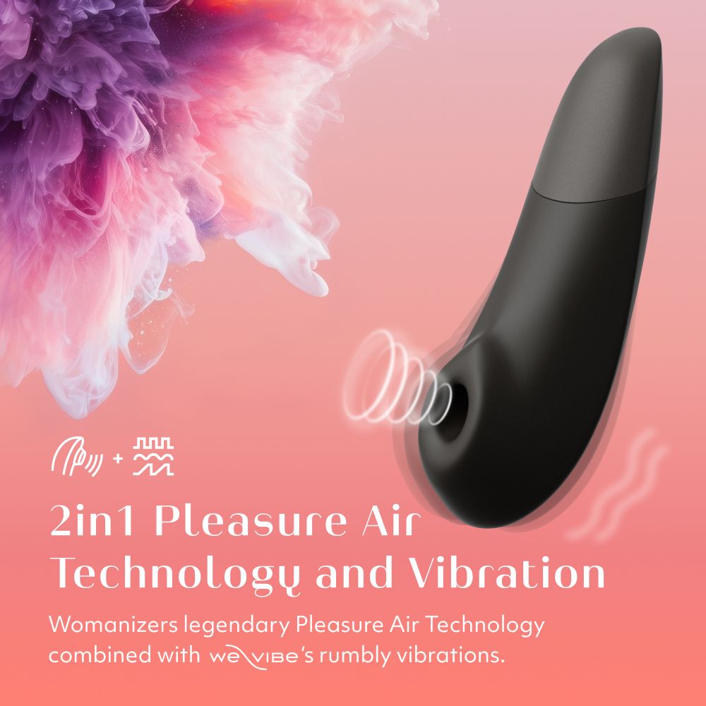 Womanizer Enhance Pleasure Air Clitoral Vibrator - - Clit Ticklers and Pulsators