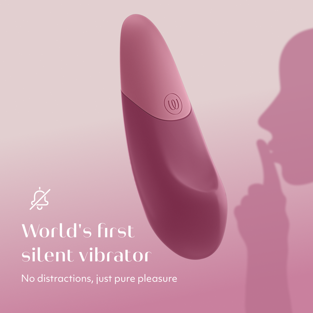 Womanizer Vibe 10 Functions Noiseless Clit Vibrator - Clit Ticklers and Pulsators