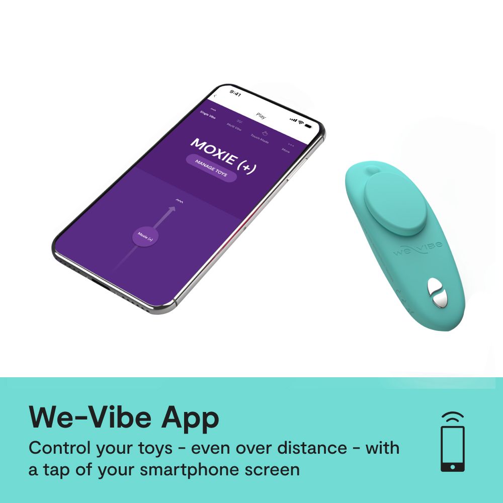 We-Vibe Moxie + Wearable Hands Free Clitoral Stimulators - - Clit Ticklers and Pulsators