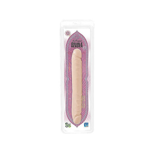 12 Inch Jr. Double Header Realistic Dong By Doc Johnson - Double Ender