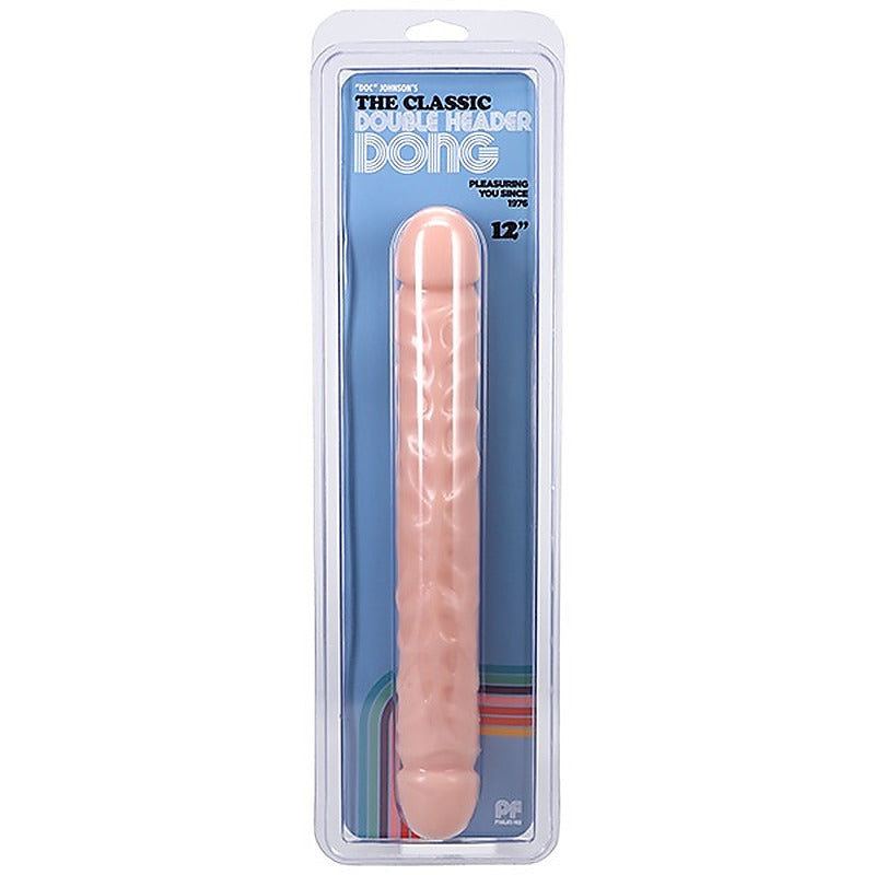 12 Inch Jr. Double Header Realistic Dong By Doc Johnson - Double Ender