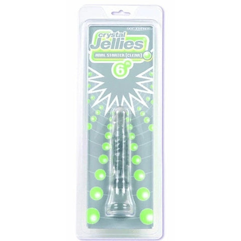 6 Inch Crystal Jellies Anal Starter Plug By Doc Johnson - Butt Plugs