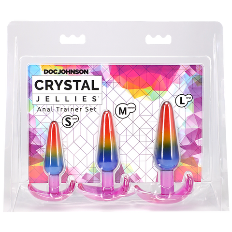 Doc Johnson Csyteal Jellies TPE Anal Trainer Set