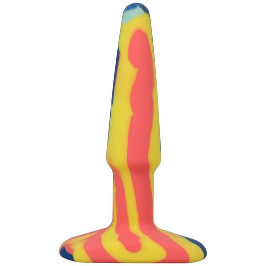 A-Play Groovy Unique Design Silicone Anal Plug Sunrise - Butt Plugs