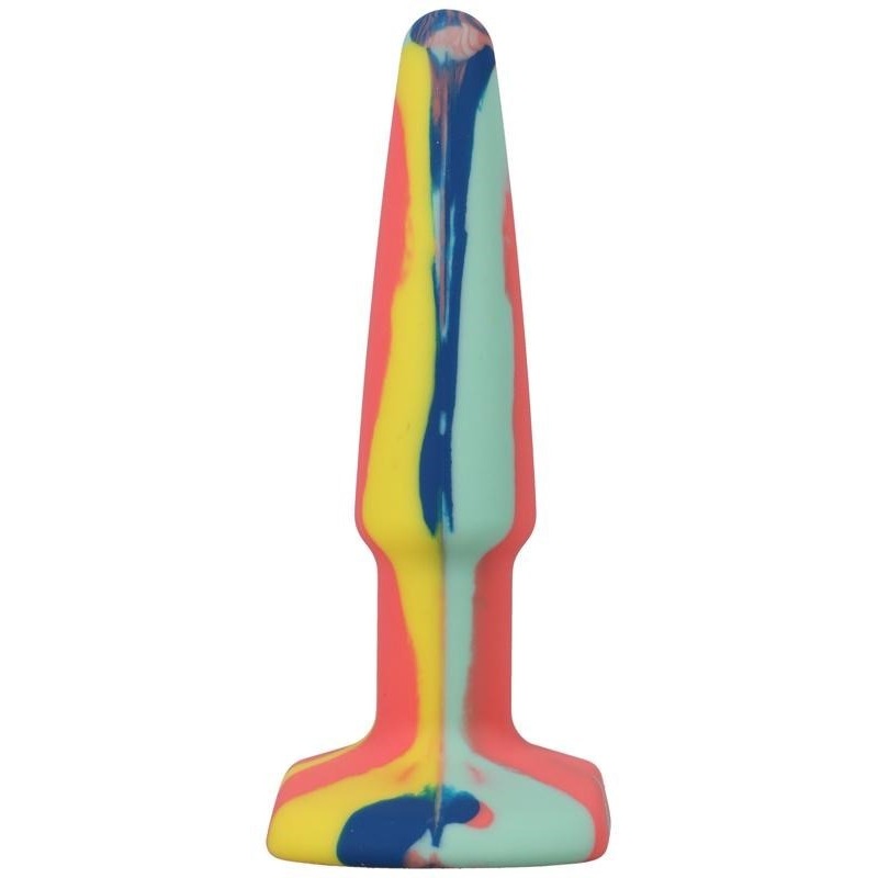 A-Play Groovy Unique Design Silicone Anal Plug Sunrise - Butt Plugs