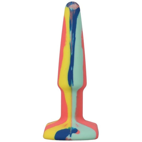 A-Play Groovy Unique Design Silicone Anal Plug Sunrise - Butt Plugs