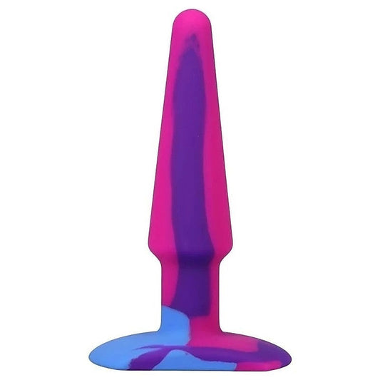 A-Play Groovy Silicone Anal Plug Berry By Doc Johnson - Butt Plugs