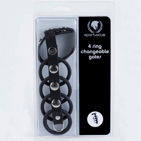 4 Ring Changeable Gates - Cock Rings