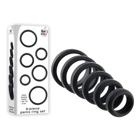 Adam & Eve Pleasure Enhancing Cock Ring Set - Ball and Cock Toys