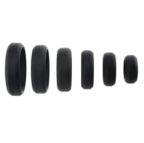 Adam & Eve Pleasure Enhancing Cock Ring Set - Ball and Cock Toys