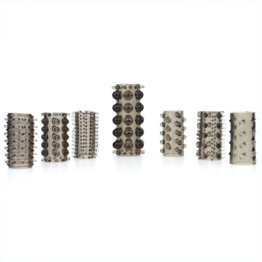 7 In 1 Penis Sleeve Set - Cock Rings