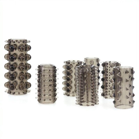 7 In 1 Penis Sleeve Set - Cock Rings