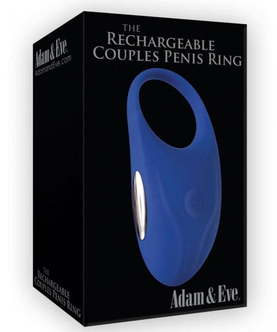 Adam & Eve Rechargeable Couples Vibrating Pleasure Ring - Cock Rings