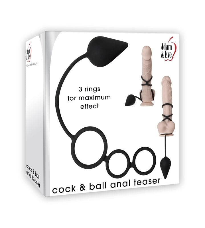 Adam and Eve Cock and Ball Anal Teaser - - Prostate Toys