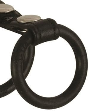 Adonis Helios Leather Cock Ring - - Cock Rings