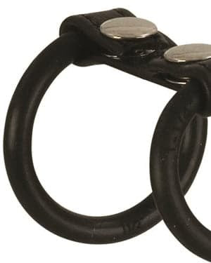 California Exotics Adonis Helios Leather Cock Ring - Cock Rings