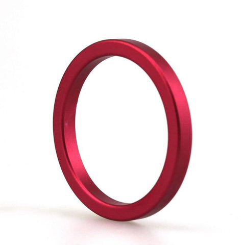 Aluminum Colored Cock Ring Large - Steel Sex Toys