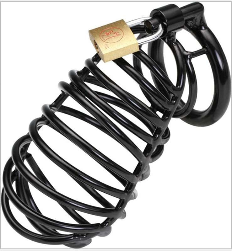 Bad Black Male Chastity Device - - Male Chastity