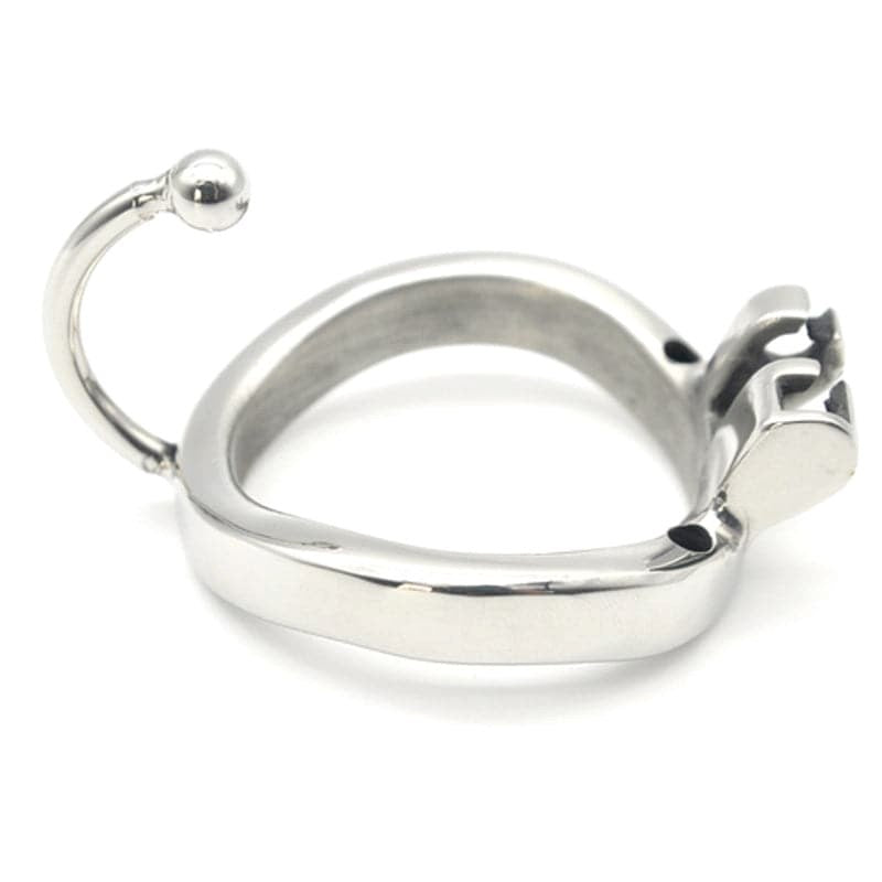 Ball Hook Cock Cuff Chastity Cage - - Male Chastity