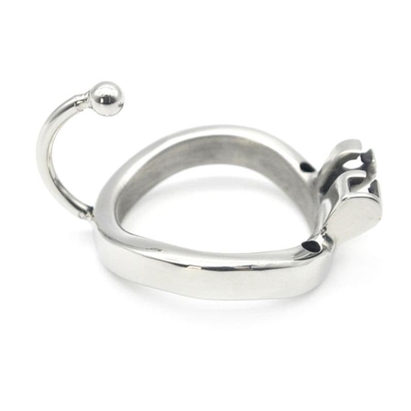 Ball Hook Locking Chastity Cage - - Male Chastity