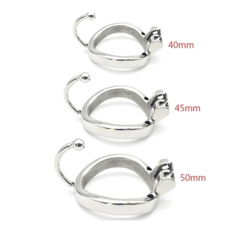 Ball Hook Locking Chastity Cage - - Male Chastity