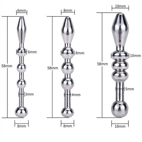 Beaded Penis Plug - Penis Plugs