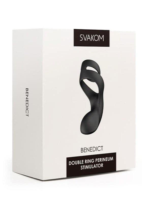 Benedict Double Ring Perineum Stimulator - - Ball and Cock Toys