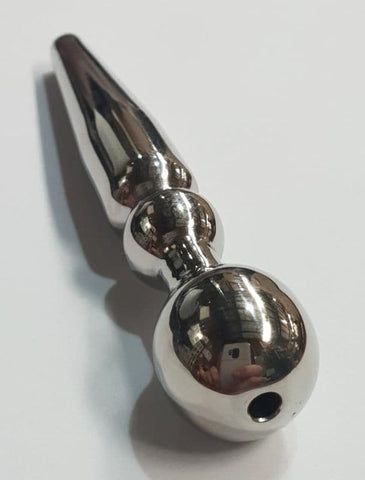 Electrifying Urethral Pleasure - Hell's Couture Biball Plug - Penis Plugs