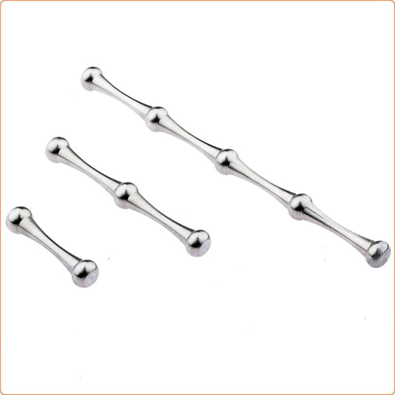 Bone Stainless Steel Penis Plug - - Penis Plugs