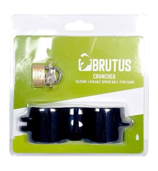 Brutus Cruncher Lockable Spiked Ball Stretcher - Ball and Cock Toys