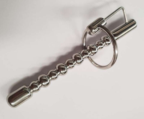 Bubbles Cock Plug With Clear Gem - Penis Plugs