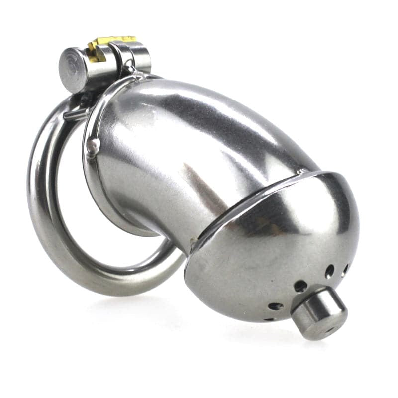 Built-in Lock Chastity Cage With Penis Plug - - Male Chastity