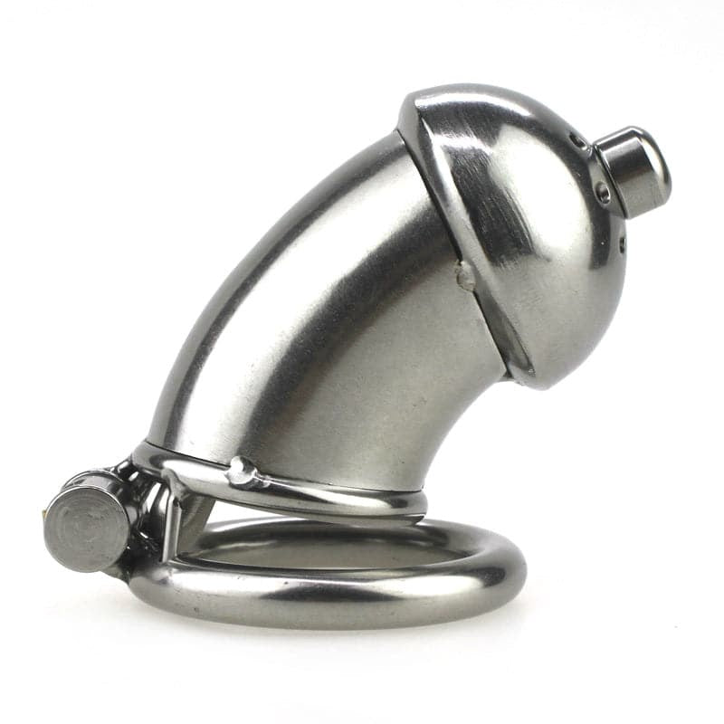 Built-in Lock Chastity Cage With Penis Plug - - Male Chastity