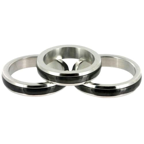 Burn the Rubber Steel C-Ring - Cock Rings