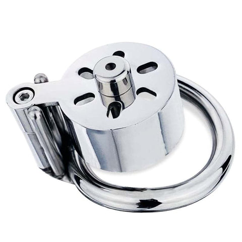 Canned Cock Cage With Penis Plug - Male Chastity