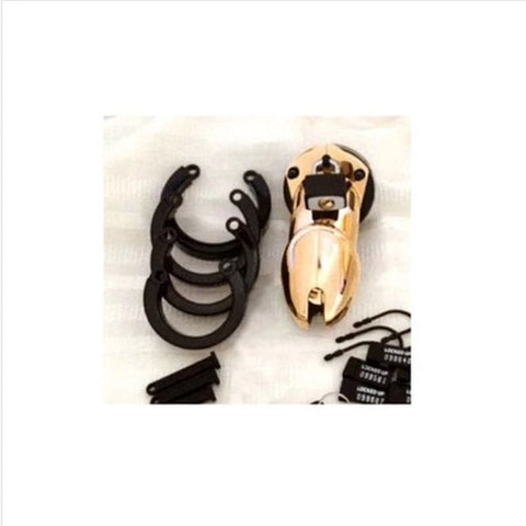 CB 6000 Gold - Male Chastity Cock Cage Kit - Male Chastity