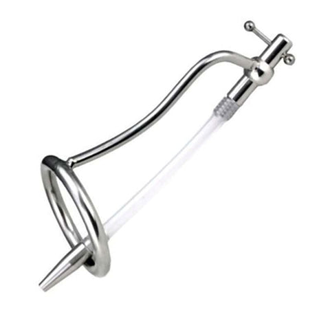 Chastity Bar with Adjustable Catheter - Male Chastity