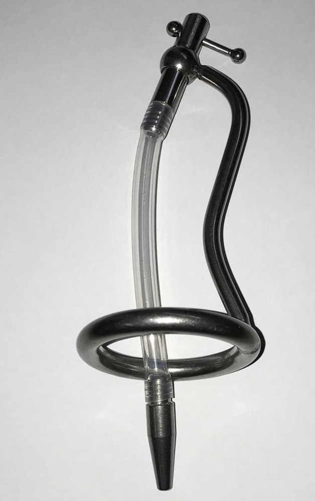 Chastity Bar with Adjustable Catheter - - Male Chastity