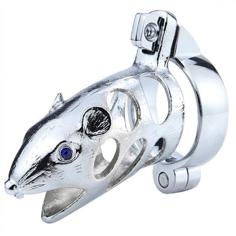 Chinese Zodiac Rat Cock Cage - Male Chastity