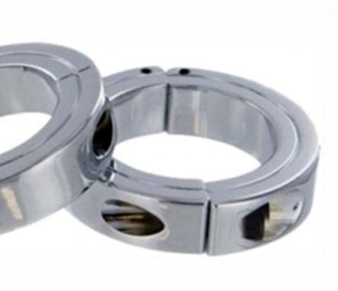 Clip Cock & Ball Metal Ring - Cock Rings