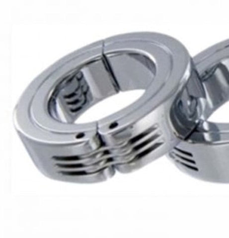 Clip Cock & Ball Metal Ring - Cock Rings