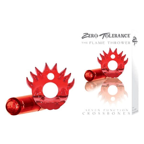 Crossbones Flame Thrower Single Bullet - Cock Rings