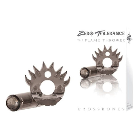 Crossbones Flame Thrower Single Bullet - Cock Rings