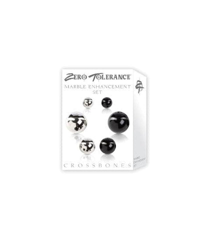 Zero Tolerance Crossbones Marble Enhancement Set - Cock Rings